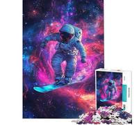 Puzzle per adulti da 1000 pezzi con snowboarder galattico ideale per adolescenti perfetto per passare il tempo durante le vacanze come regalo di compleanno o di Natale 38x26cm