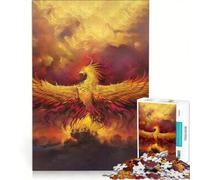 Puzzle per adulti da 1000 pezzi con soggetto Fenice e mitologia giocattolo educativo ideale per passare il tempo durante le vacanze regalo di compleanno regalo 50x75cm