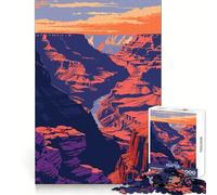 Puzzle per adulti da 1000 pezzi con soggetto Grand Canyon e natura,gioco di precisione e attività per stimolare la mente,gioco per il tempo libero,decorazione natalizia da parete (50x75cm)