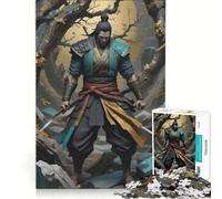 Puzzle per adulti da 1000 pezzi con soggetto guerriero samurai ideale per rilassarsi passare il tempo durante le vacanze o semplicemente per passare il tempo un regalo perfetto per gli appassionati