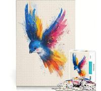 Puzzle per adulti da 1000 pezzi con soggetto volo vivido giocattolo educativo ideale per passare il tempo durante le vacanze regalo per amici e familiari 38x26cm