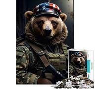 Puzzle per adulti da 1000 pezzi con soldatini e orsetti giochi educativi rompicapo ideale per le vacanze a casa regalo di compleanno (dimensioni 75x50cm)