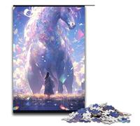 Puzzle per adulti da 1000 pezzi con splendido cielo stellato motivo a cavallo dello zodiaco da montare aiuta il cervello a i giocattoli avvincenti per coltivare la pazienza 75x50 cm