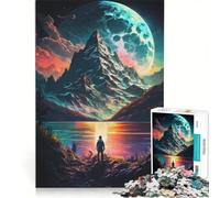 Puzzle per adulti da 1000 pezzi con splendido paesaggio, gioco rilassante, sfida impegnativa, per rafforzare l'amore tra le coppie 50x75cm