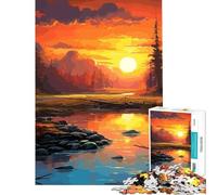 Puzzle per adulti da 1000 pezzi con splendido paesaggio naturale gioco rilassante che stimola l'intelligenza e crea dipendenza ideale come regalo di compleanno o per divertirsi in famiglia (75x50cm)