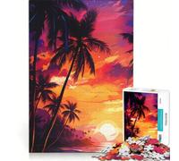 Puzzle per adulti da 1000 pezzi con splendido panorama e tramonto, gioco rilassante, sfida impegnativa, per rafforzare l'amore tra le coppie 38x52cm