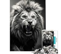 Puzzle per adulti da 1000 pezzi con tema "Cuor di Leone" contrasti difficili e stimolanti gioco educativo e rilassante per ragazzi dai 14 anni in su (38x26cm)