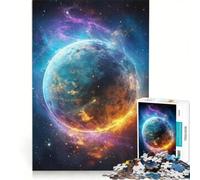 Puzzle per adulti da 1000 pezzi con tema esopianeti, giocattolo educativo, da assemblare, con poster e foglio di curiosità abbinati 50x75cm