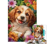 Puzzle per adulti da 1000 pezzi con tema "Giardino dei cuccioli" ideale per compleanni e Natale Gioco educativo di analisi e logica per ragazzi dai 14 anni in su (38x26cm)