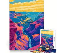 Puzzle per adulti da 1000 pezzi con tema Grand Canyon,viaggio,arte,gioco di precisione,attività per stimolare la mente,gioco per il tempo libero,decorazione natalizia da parete (38x52cm)