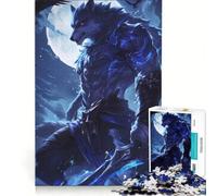 Puzzle per adulti da 1000 pezzi con tema Guerrieri Lupi Mannari Gioco divertente rilassante e stimolante per la mente e per rafforzare l'amore di coppia 38x26cm