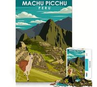 Puzzle per adulti da 1000 pezzi con tema Machu Picchu,Perù,viaggi,grafica di alta qualità,gioco cognitivo,gioco casual,divertimento per compleanni (50x75cm)