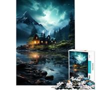 Puzzle per adulti da 1000 pezzi con tema natura islandese gioco rompicapo per stimolare l'intelligenza giocattolo avvincente regalo perfetto un'opera d'arte (dimensioni 50x75cm)