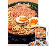 Puzzle per adulti da 1000 pezzi con tema ramen cibo giapponese decorazione per la casa regalo di compleanno sfida impegnativa (38x52cm)