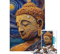 Puzzle per adulti da 1000 pezzi con tema "Saggezza celeste" gioco rilassante per tutta la famiglia ideale come regalo di compleanno o per altri scopi (dimensioni 38x52cm)