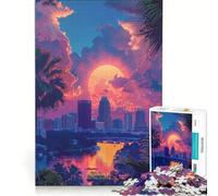 Puzzle per adulti da 1000 pezzi con tramonto a Orlando Florida gioco educativo rilassante e stimolante ideale come regalo di compleanno o per occasioni speciali 38x52cm