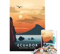 Puzzle per adulti da 1000 pezzi con tramonto sulle Isole Galapagos Un gioco avvincente per coltivare la pazienza ideale per tutta la famiglia e per migliorare la memoria Un'ottima idea regalo
