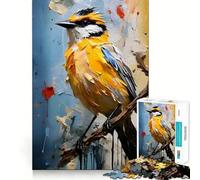 Puzzle per adulti da 1000 pezzi con uccelli da dipingere,decorazione pulita e compatta,gioco divertente e stimolante,ideale per momenti di relax,regalo di compleanno o hobby (50x75cm)