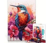 Puzzle per adulti da 1000 pezzi con uccelli da dipingere,decorazione pulita e compatta,gioco divertente e stimolante,ideale per momenti di relax,regalo di compleanno o hobby (38x26cm)