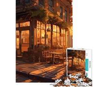 Puzzle per adulti da 1000 pezzi con un bellissimo angolo di strada gioco educativo per tutta la famiglia ideale come regalo per chi ama giocare e migliorare la memoria (dimensioni 50x75cm)