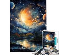 Puzzle per adulti da 1000 pezzi con un bellissimo cielo notturno Gioco di logica e analisi difficile e stimolante ideale per decorare le pareti Adatto a partire dai 14 anni (50x75cm)