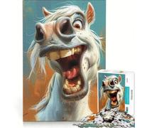 Puzzle per adulti da 1000 pezzi con un cavallo fantasioso gioco pratico per le vacanze a casa per passare il tempo e rafforzare l'amore tra le coppie 38x26cm