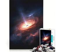 Puzzle per adulti da 1000 pezzi con un drammatico buco nero nello spazio, gioco rilassante, sfida impegnativa, regalo per amici e familiari 38x26cm