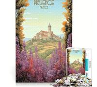 Puzzle per adulti da 1000 pezzi con un incantevole paesaggio della Provenza Francia Gioco per famiglie impegnativo e stimolante compleanno e Natale 38x52cm