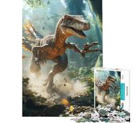 Puzzle per adulti da 1000 pezzi con un rapace che corre nella foresta Gioco impossibile sfida per l'intelligenza e il cervello Giocattolo avvincente regalo di compleanno per tutta la famiglia