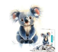Puzzle per adulti da 1000 pezzi con un simpatico koala ad acquerello Un gioco avvincente per coltivare la pazienza ideale per tutta la famiglia e migliorare la memoria Un'ottima idea regalo (38x52cm)