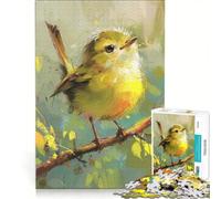 Puzzle per adulti da 1000 pezzi con un simpatico uccellino ideale per rilassarsi e ridurre lo stress Collezione d'artista belle arti 50x75cm