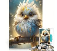 Puzzle per adulti da 1000 pezzi con un simpatico uccellino soffice, giocattolo educativo, ideale per passare il tempo durante le vacanze, regalo di compleanno, regalo 38x26cm