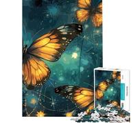 Puzzle per adulti da 1000 pezzi con una bellissima farfalla difficile e stimolante per analisi e logica ideale come decorazione da parete Adatto a partire dai 14 anni (38x52cm)