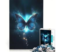 Puzzle per adulti da 1000 pezzi con una bellissima farfalla, giocattolo educativo, taglio di precisione, per rafforzare il legame di coppia 50x75cm