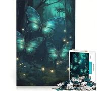 Puzzle per adulti da 1000 pezzi con una bellissima farfalla, giocattolo educativo, taglio di precisione, per rafforzare il legame di coppia 50x75cm