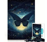 Puzzle per adulti da 1000 pezzi con una bellissima farfalla,incastro perfetto,gioco di logica,gioco facile,decorazione natalizia da parete (38x52cm)