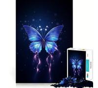 Puzzle per adulti da 1000 pezzi con una bellissima farfalla,pezzi ben rifiniti,gioco di logica,divertente per il tempo libero,regalo di Natale (38x26cm)