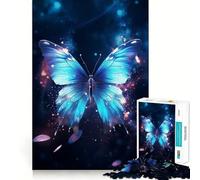 Puzzle per adulti da 1000 pezzi con una bellissima farfalla,taglio preciso,divertente gioco per la mente,regalo per rilassarsi,divertimento,decorazione natalizia da parete (38x52cm)