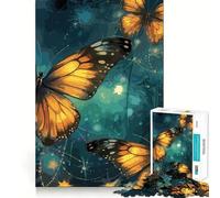 Puzzle per adulti da 1000 pezzi con una bellissima farfalla,taglio preciso,gioco stimolante per la mente,rilassante,regalo di Natale (38x26cm)