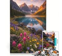 Puzzle per adulti da 1000 pezzi con una bellissima immagine, giocattolo educativo, taglio di precisione, ideale per rafforzare il legame di coppia 38x52cm