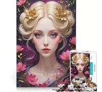 Puzzle per adulti da 1000 pezzi con una bellissima ragazza in una fiaba, giocattolo fai-da-te, migliora la memoria, ideale come regalo per tutta la famiglia 38x52cm