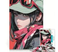 Puzzle per adulti da 1000 pezzi con un'elegante ragazza anime giocattolo educativo difficile e stimolante per rafforzare l'amore tra le coppie 38x52cm