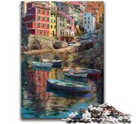 Puzzle per adulti da 1000 pezzi con vista sulla città e sul mare, giochi educativi, decorazioni per la casa, gioco educativo per compleanno, Natale 26x38cm