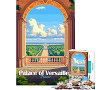 Puzzle per adulti da 1000 pezzi con vista sulla Reggia di Versailles Puzzle antistress da 1000 pezzi per il divertimento in famiglia Gioco stimolante e divertente (38x52cm)