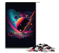 Puzzle per adulti da 1000 pezzi con vista sull'universo infinito giochi in legno per famiglie regali di compleanno per Natale 75x50cm