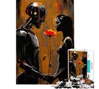 Puzzle per adulti da 1000 pezzi connessione di mondi difficile e stimolante gioco di analisi e logica decorazione da parete adatto a partire dai 14 anni (38x52cm)