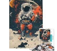 Puzzle per adulti da 1000 pezzi consegna sushi nello spazio gioco da parete difficile e stimolante per tutta la famiglia (38x52cm)