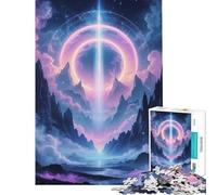 Puzzle per adulti da 1000 pezzi "Convergenza celeste" per gioco educativo sfida gioco pratico schema di assemblaggio regalo di compleanno (dimensioni 50x75cm)