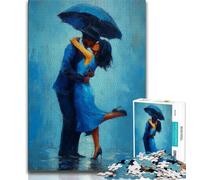 Puzzle per adulti da 1000 pezzi, coppia che si bacia, giocattolo educativo intellettuale decompressivo, ideale come regalo per tutta la famiglia, 38x26cm