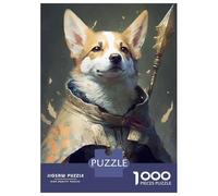 Puzzle Per Adulti Da 1000 Pezzi Corgi The Wizard Puzzle Per Adulti Giochi Rilassanti Ma Divertenti E Umoristici Regalo Di Compleanno, Regali, 38x26cm/1000pcs